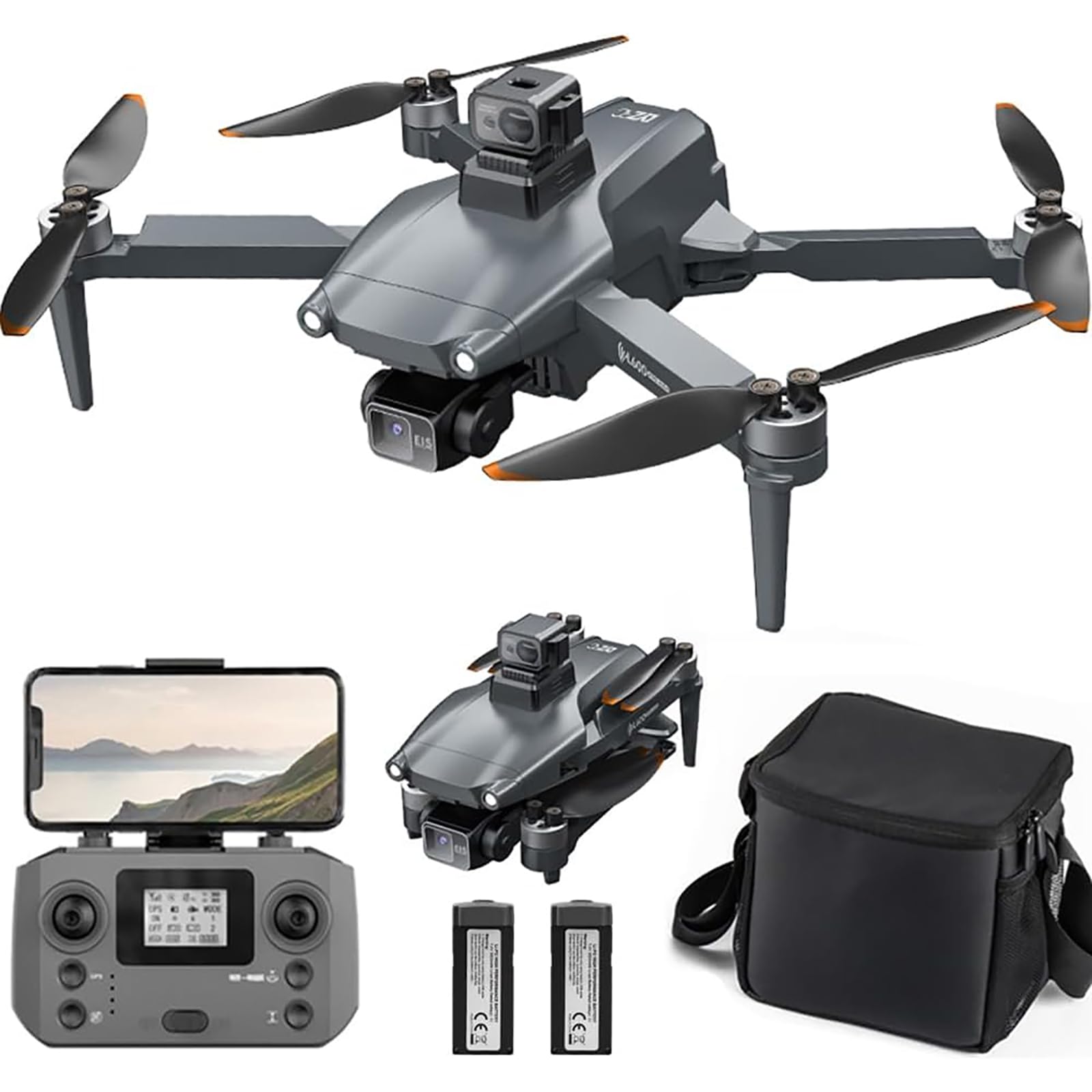 L600 PRO Bezszczotkowy dron z kamerą dla dorosłych 4K GPS Drone 360° Laserowe omijanie przeszkód RC Quadcopter Helicopter Podwójne kamery