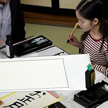 Amazon.co.jp: EXCEART 掛け軸 習字 白紙 掛け軸 書道 日本画