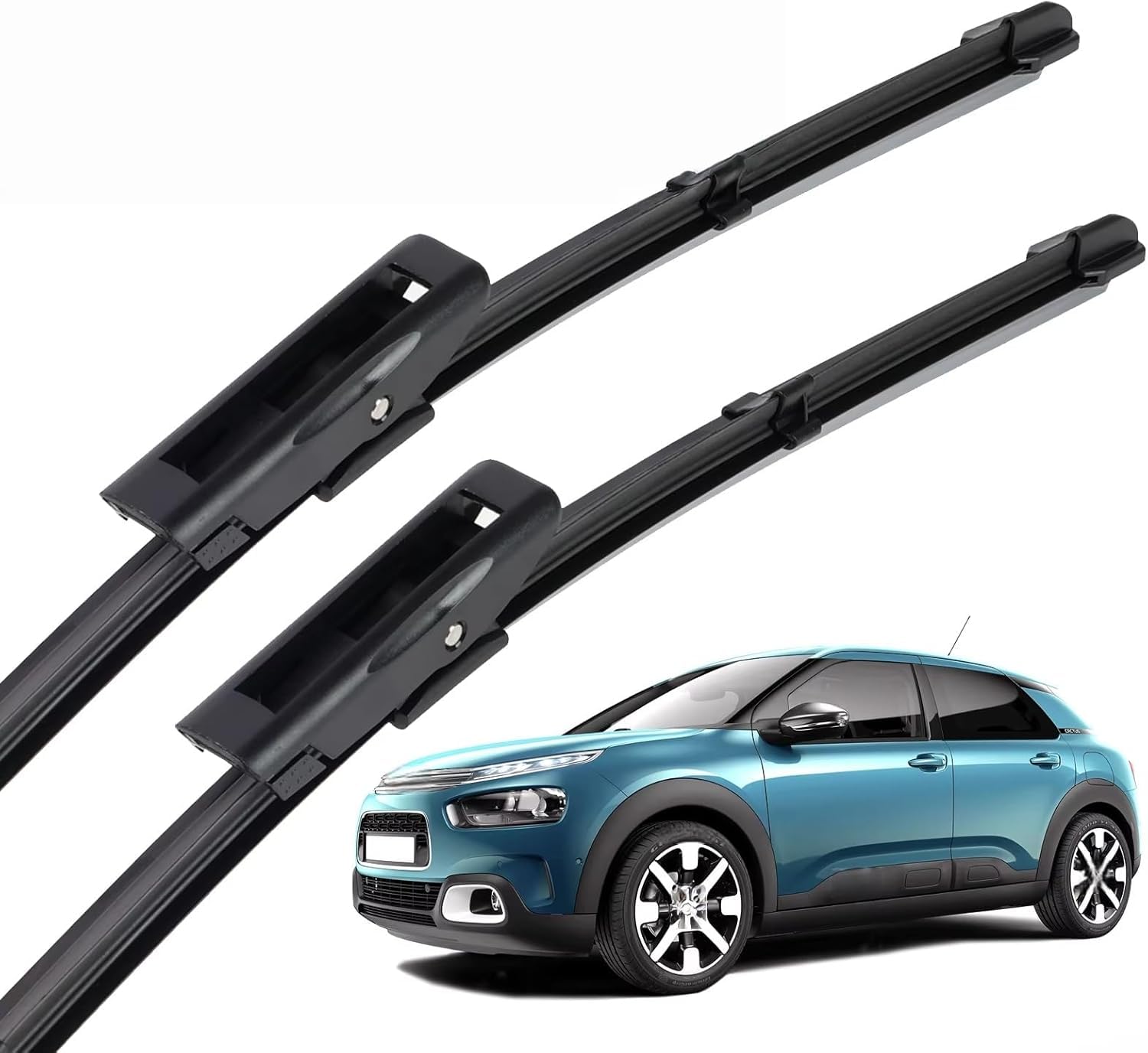 Tergicristallo per Citroen C4 Cactus 2014-2023 26"+18", Spazzole Tergicristallo Anteriori e Posteriori Accessori per Parabrezza per Auto