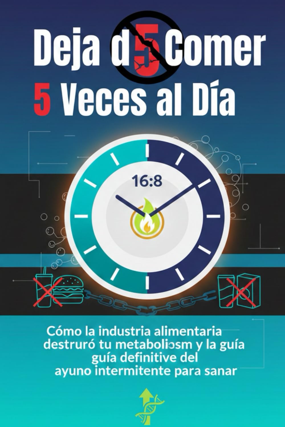 Deja de Comer 5 Veces al Día: Cómo la industria alimentaria destruyó tu metabolismo y la guía definitiva del ayuno intermitente para sanar