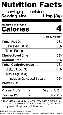 Red Velvet Cake Bakery Emulsion (4 oz, ZIN: 527210)