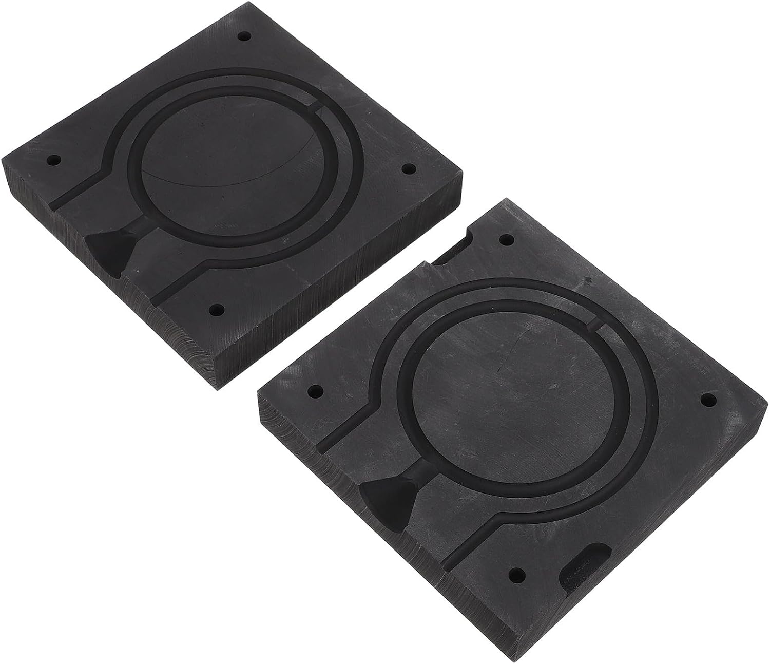 VILLCASE Graphite Bracelet Casting Mold for Metal Jewelry Making, Compatible with Precious Metals and Gold, Modular and Separable Design, Highly Polished Black Mold for Jewelry Workshops
