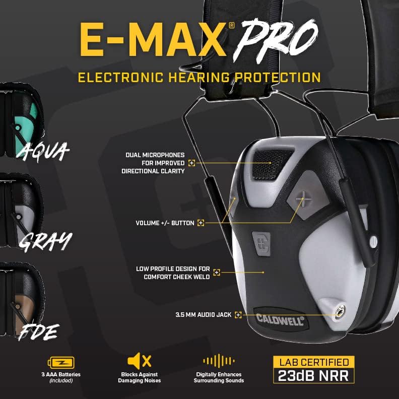 Hear the Difference: A Review of Caldwell E-Max Pro Electronic Hearing Protection Earmuffs
