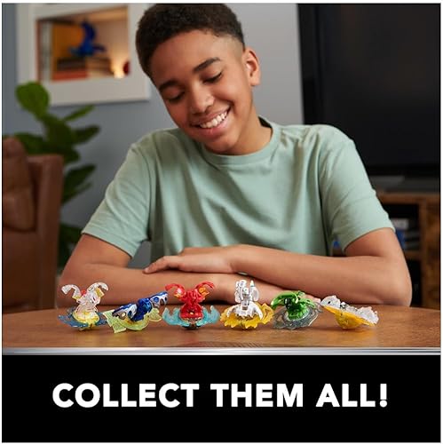Miniatura 9 de Bakugan, Dragonoide de ataque especial, coleccionable giratorio, figura de acción personalizable y tarjetas intercambiables, juguetes para niños y
