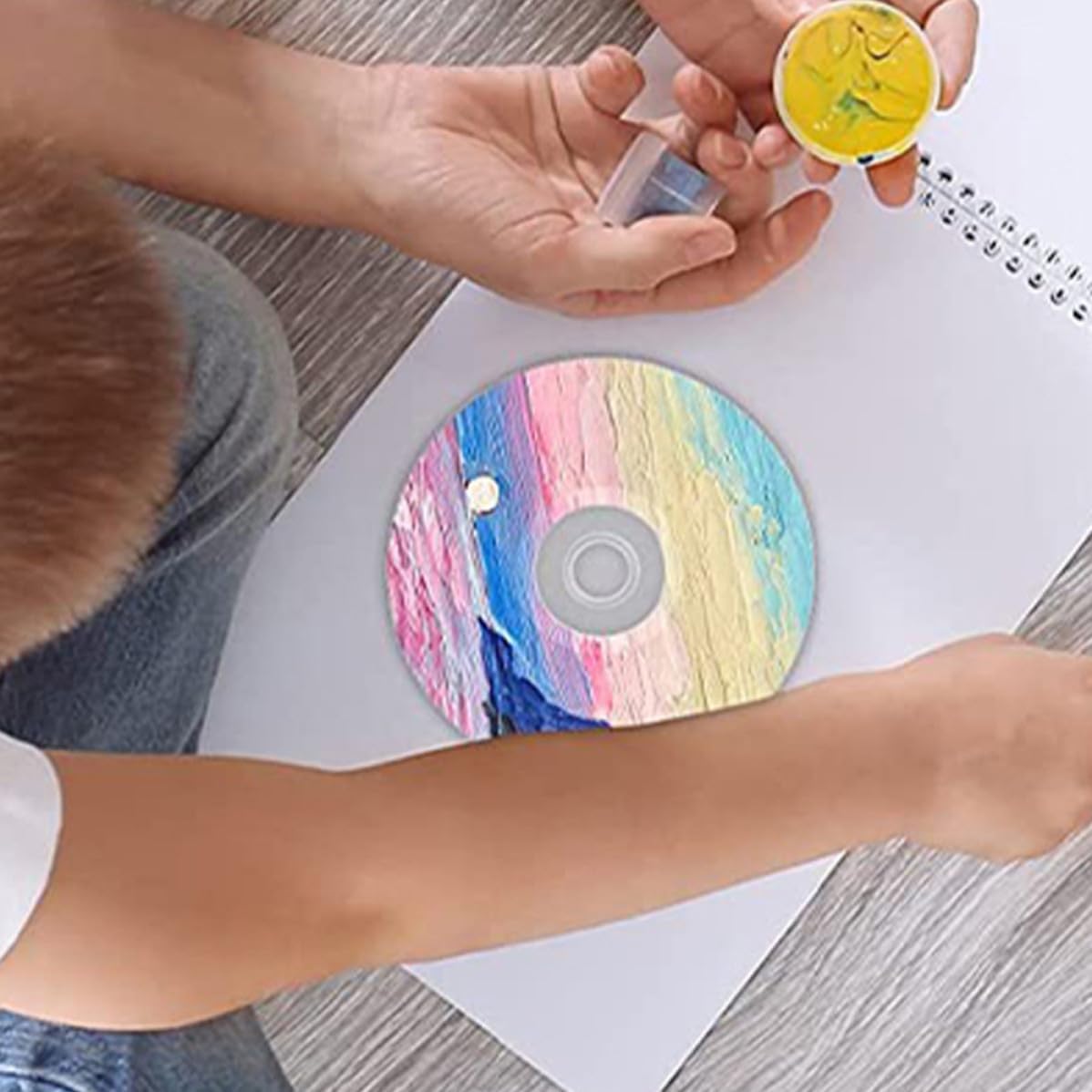 DIY CD Wall Decor Discs, 20pcs Plastic Handmade Party Painting
