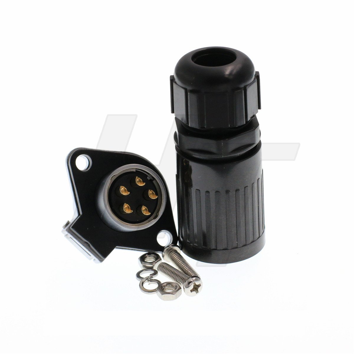Conector Circular Impermeable IP68 - 9 Pines Hembra/macho Para LED Y Alimentación - Ideal Para Instalaciones En Exteriores