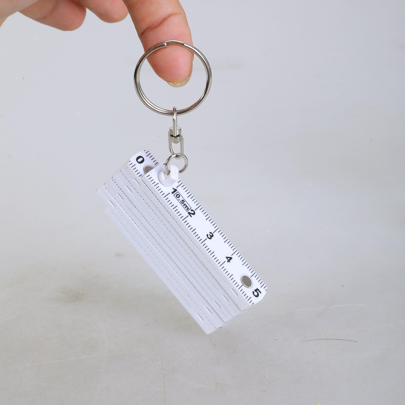 Liner pieghevole funzionale in plastica, 50 cm, piccolo strumento di misurazione, ideale per ingegneri e appassionati di artigianato, nastro di misurazione flessibile