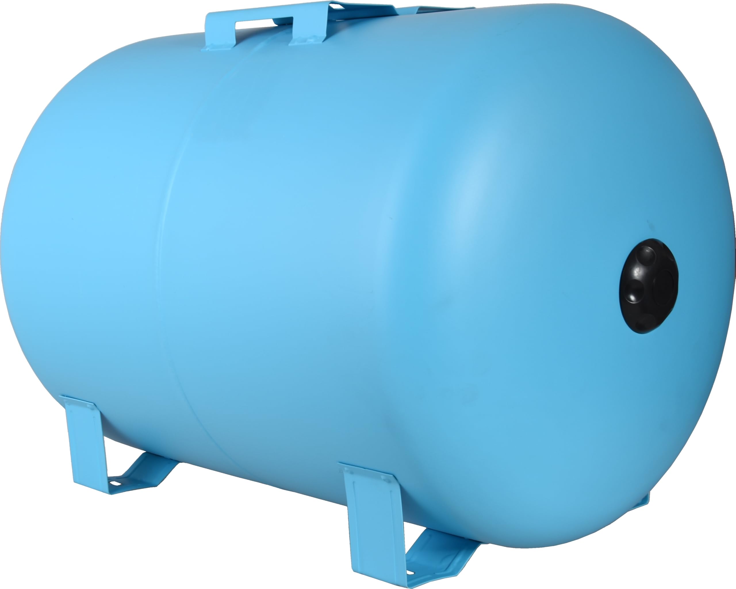 Serbatoio a Pressione 100L - per Impianti Idrici e Sistemi Autoclave - con Membrana EPDM - Vaso di Espansione - per Pompa Domestica Pompa per Pozzo - Attacco da 1" - Acciaio - Orizzontale 100 Litri