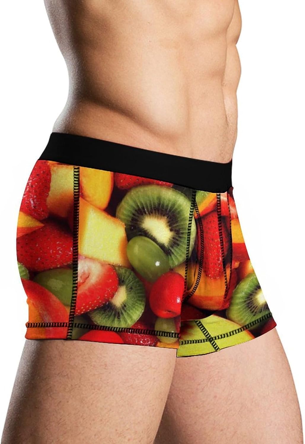 Fresh Fruit And Vegetables Men's Boxer Briefs Novelty Underwear Trunks Short Underpants