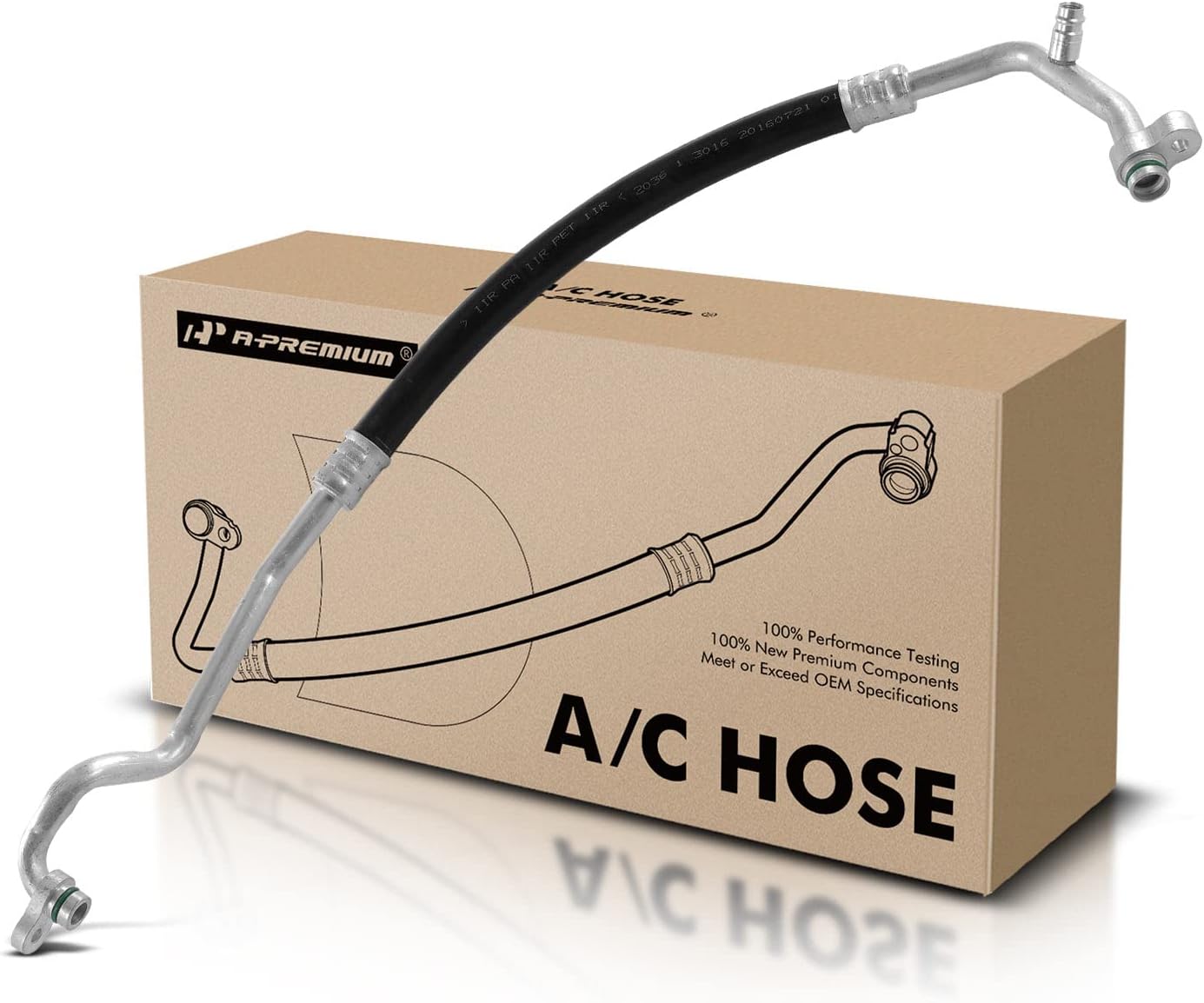 A-Premium A/C Suction Hose Assembly Compatible with Honda CR-V, 2017 2018 2019, 2.4L, Compressor to Evap