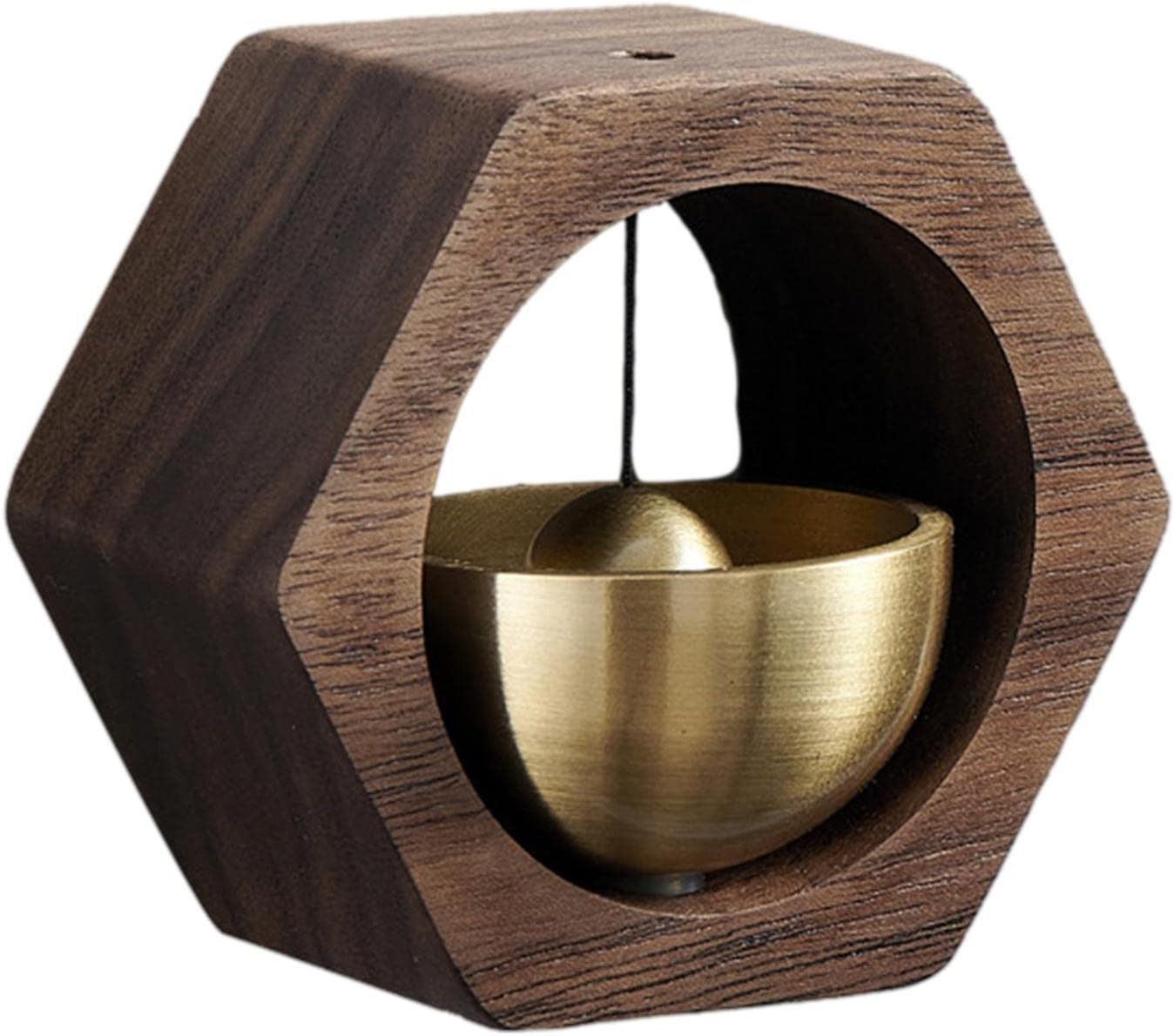 PISOLE Doorbell Chime,Adhesive Wooden Doorbell