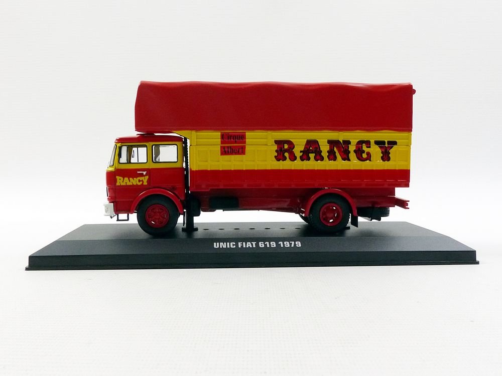Camion Semi-remorque Unic Izoard 1962 - Modèle Réduit Perfex 1:43 - Édition Limitée Cirque Rancy - Neuf