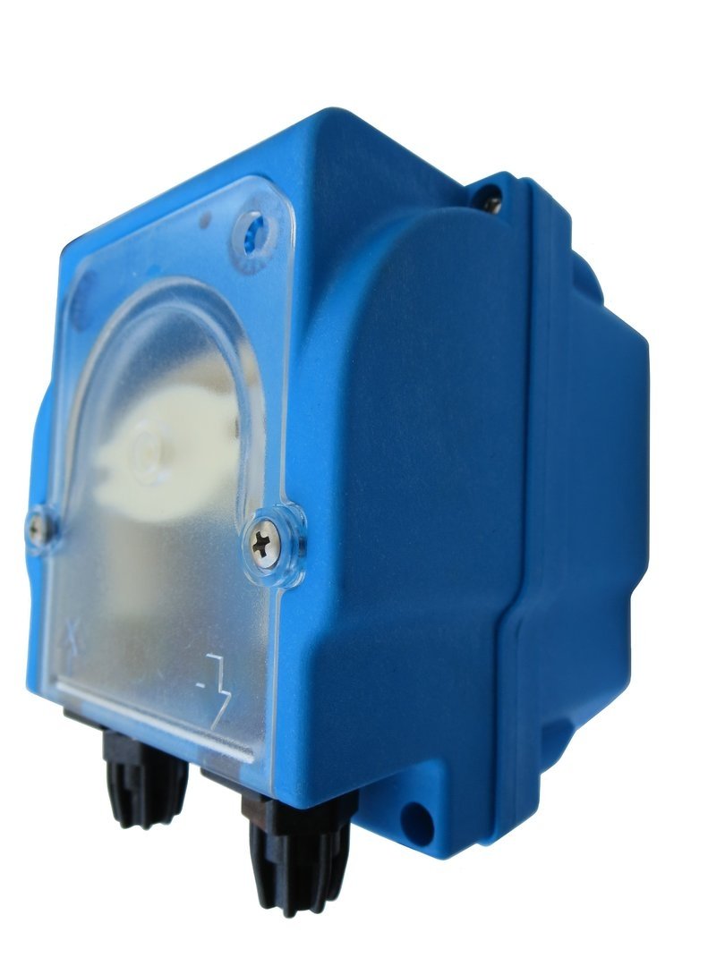 Dosierpumpe, Schlauchpumpe PVG 230V regelbar 0,2-1,5 l/h mit Betriebsanzeige und Leermeldung