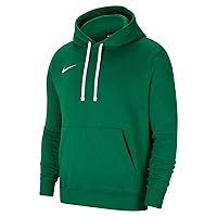 Nike Flc Park20 Felpa con Cappuccio, Pine Green/White/White
