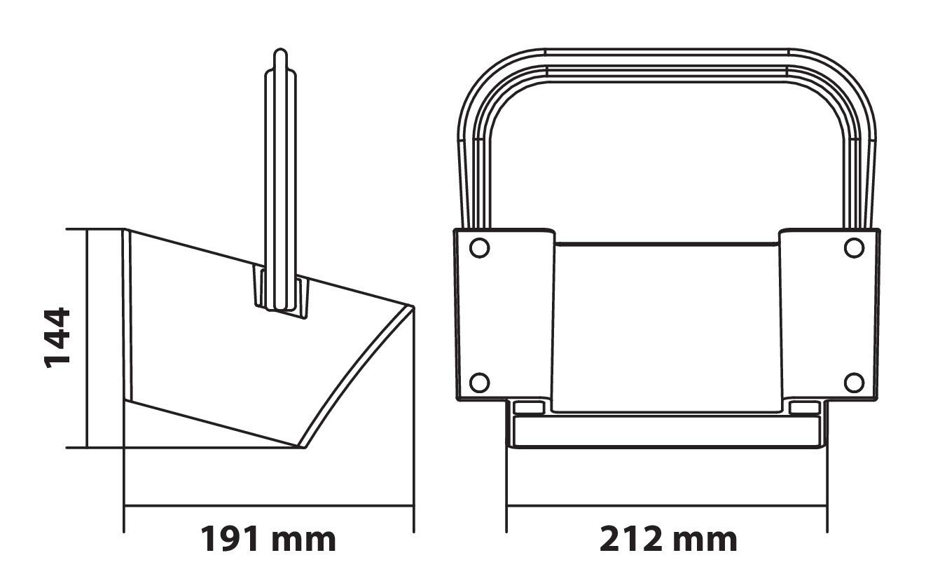 LAMPA 97879 Supporto Cuneo d'arresto nero