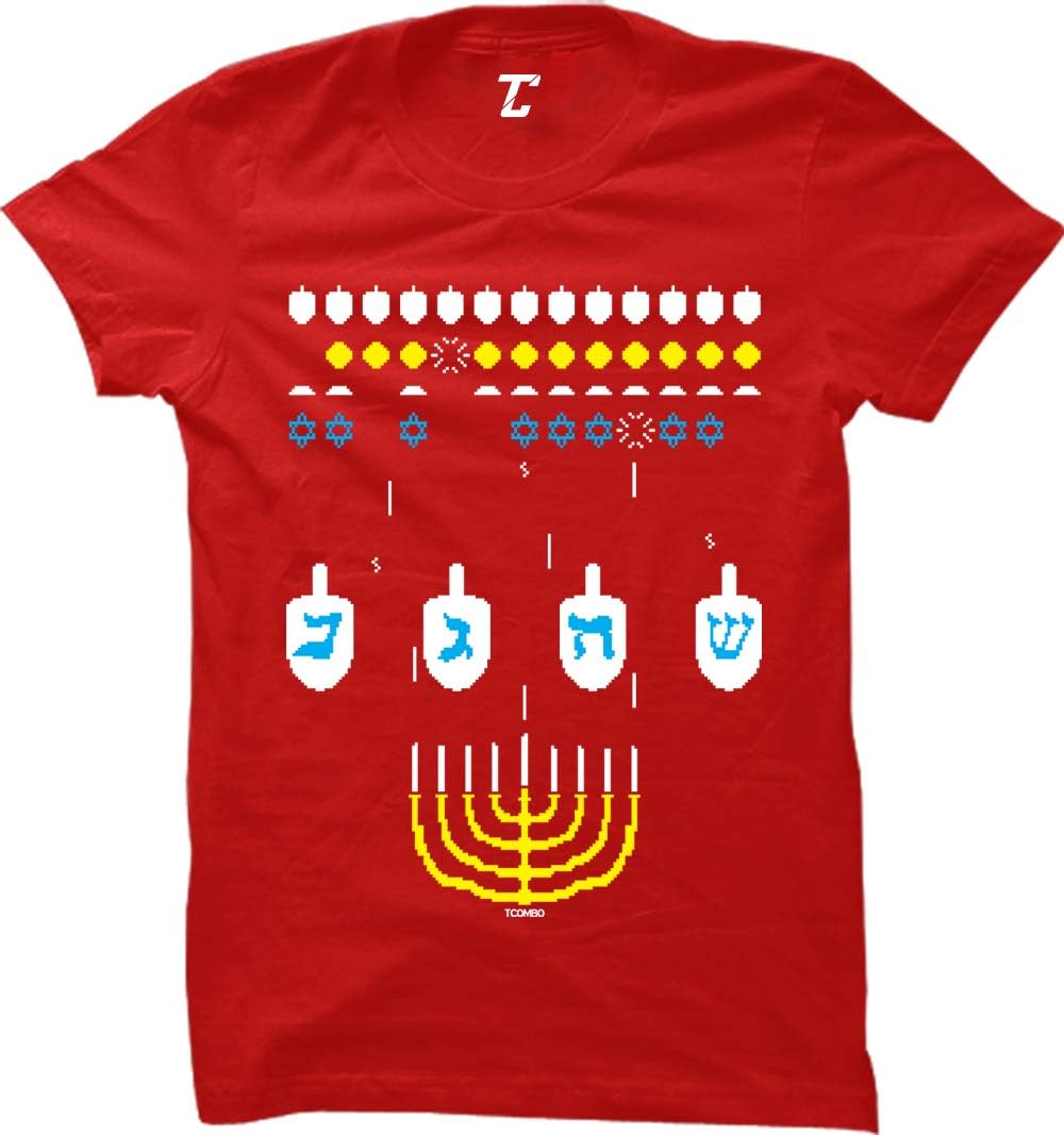 Hanukkah Retro Video Game - Dreidel Menorah Women's T-Shirt