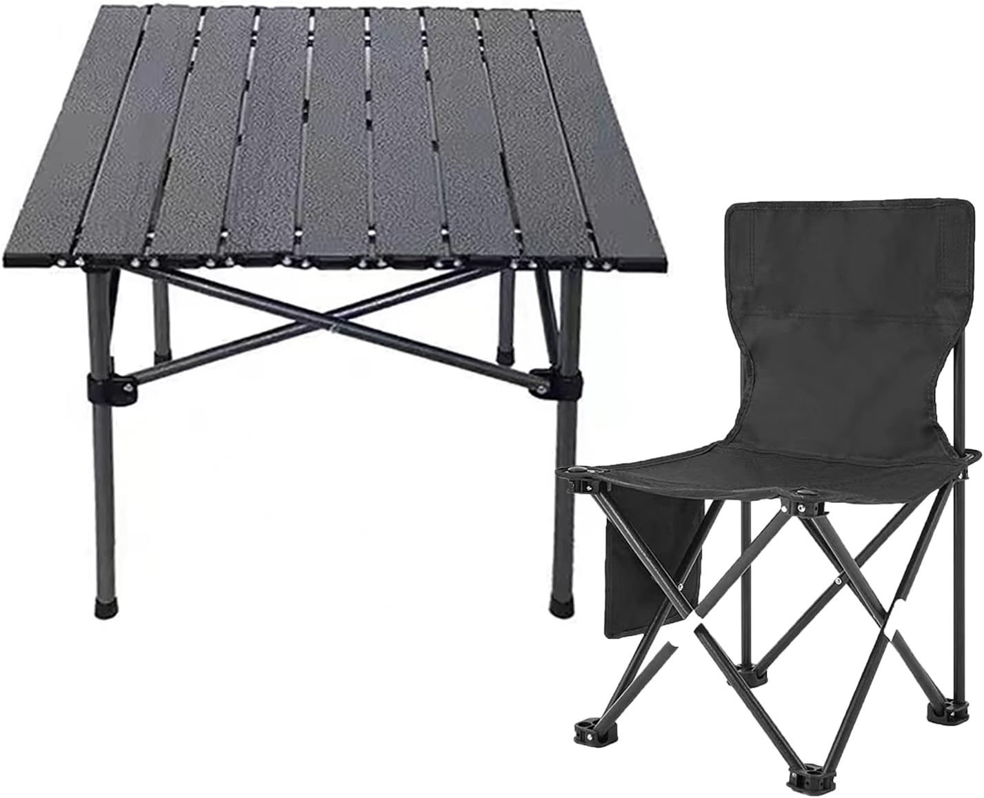 SKYTOUCH Outdoor Camping Folding 1pcs Table+2pcs Chair,Lightweight