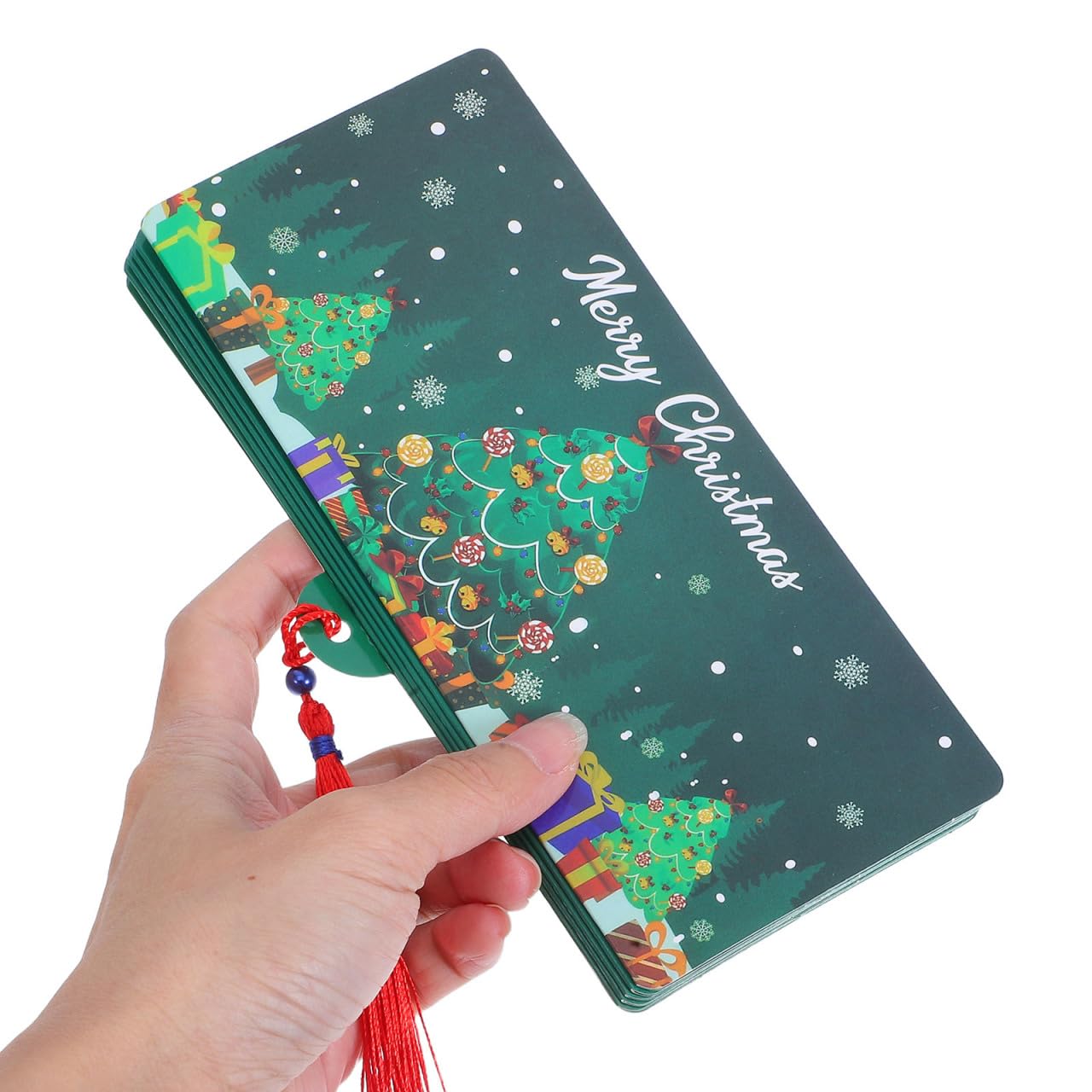 Angoily 12 Unidades De Regalos De Dinero De Navidad, Tarjeta 10 Compartimentos, Sobres De Dinero De Navidad Para Efectivo Para Familia, Fiestas Navideñas, Organizador De Efectivo Verde