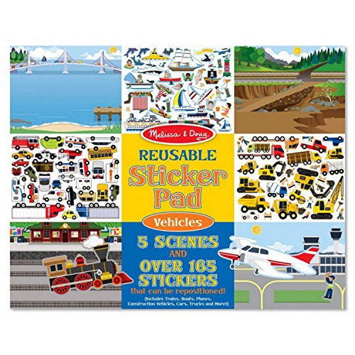 Preisvergleich Produktbild MaMeMi Reusable Sticker Pad Vehicles Melissa & Doug