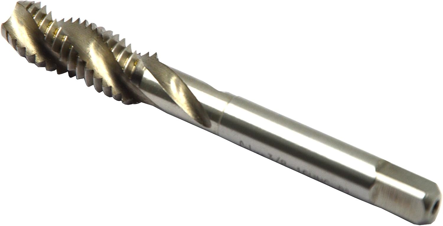 WKS HSS Spiral Flute Thread Milling Taps Plug Tap Screw Tap Threading Tools TPI Unified USA Standard (1/2-13 UNC)