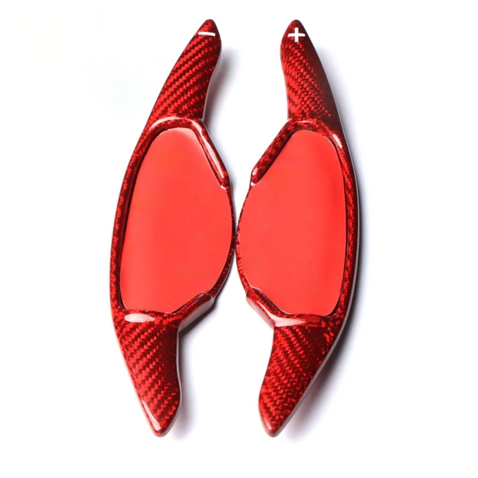 Wsderub Black Compatible With Nissan For Rogue 2021 1 Pair Carbon Fiber Steering Wheel Shifter Paddles Extend Sticker Car Interior Accessories(Black)