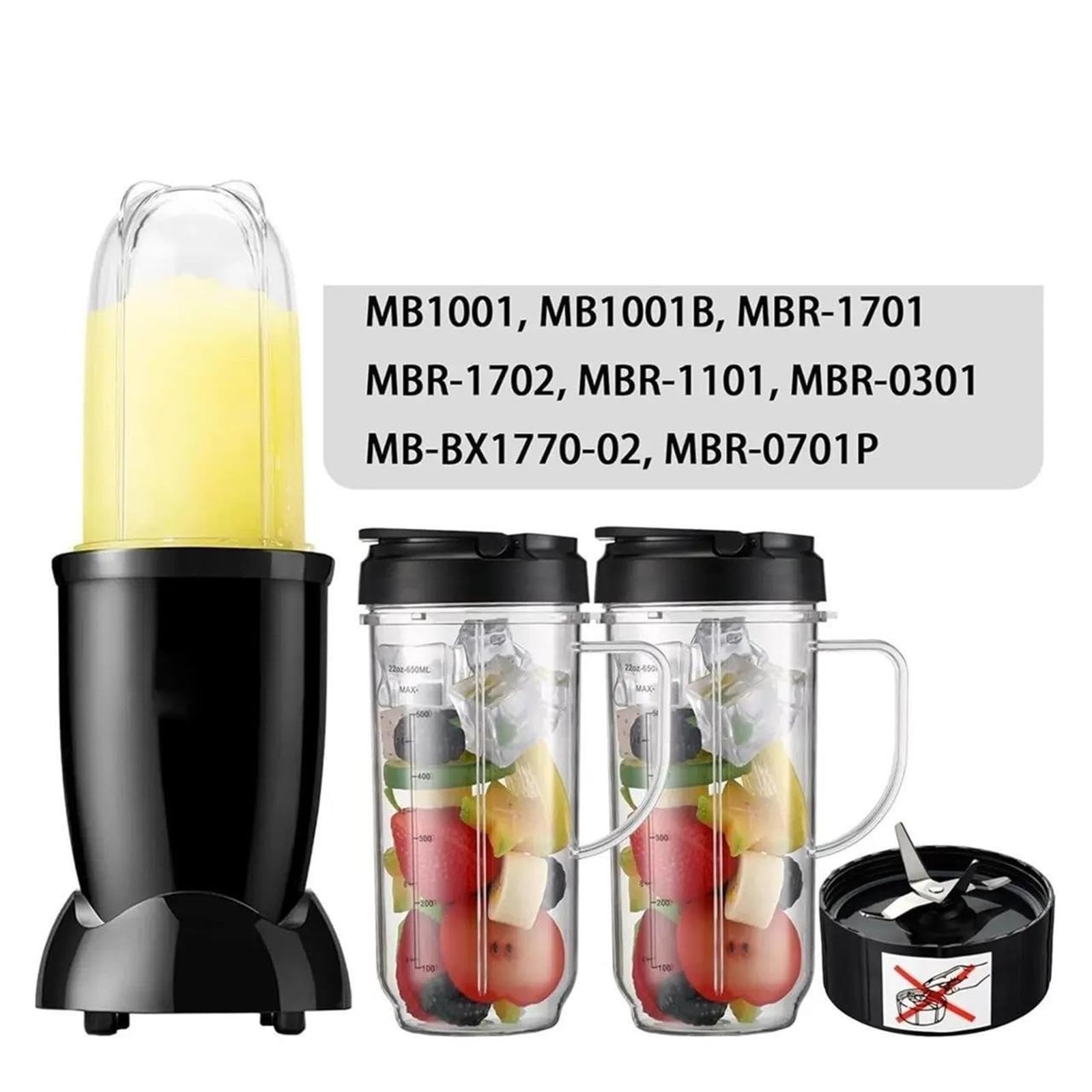 Sostituzione Tazze Frullatore 22 Once, Compatible With Magic Bullet 250w