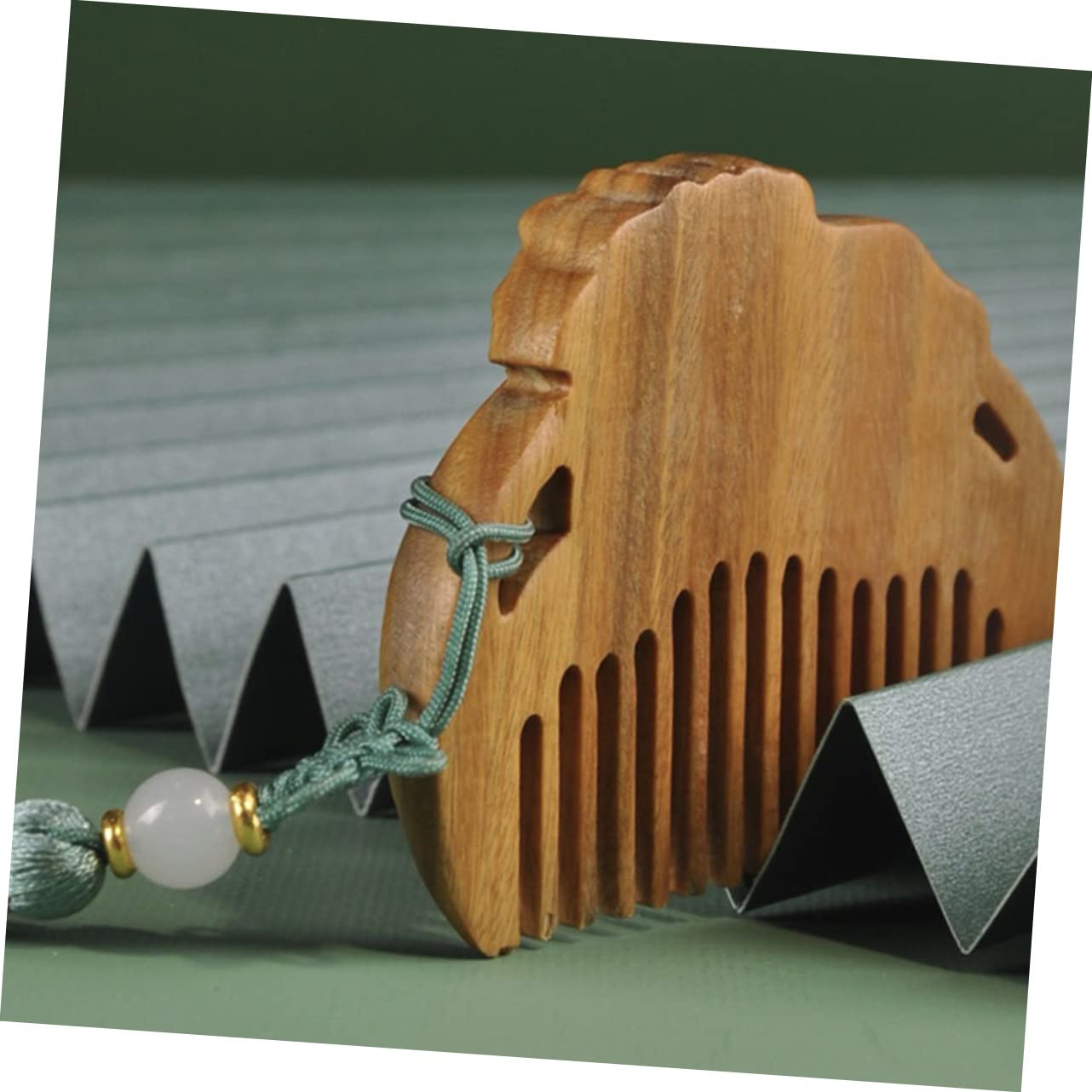 Healeved 5pièces Peigne Bois Avec Tassel Pour Démêlage Brosse Ergonomique De Massage Pour Types De Cheveux Utilisation à Domicile Et Voyage