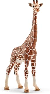 Schleich Wild Life Female Giraffe Figurine - Realistic Safari Animal Toy for Kids Ages 3+ Imaginative Educational Play