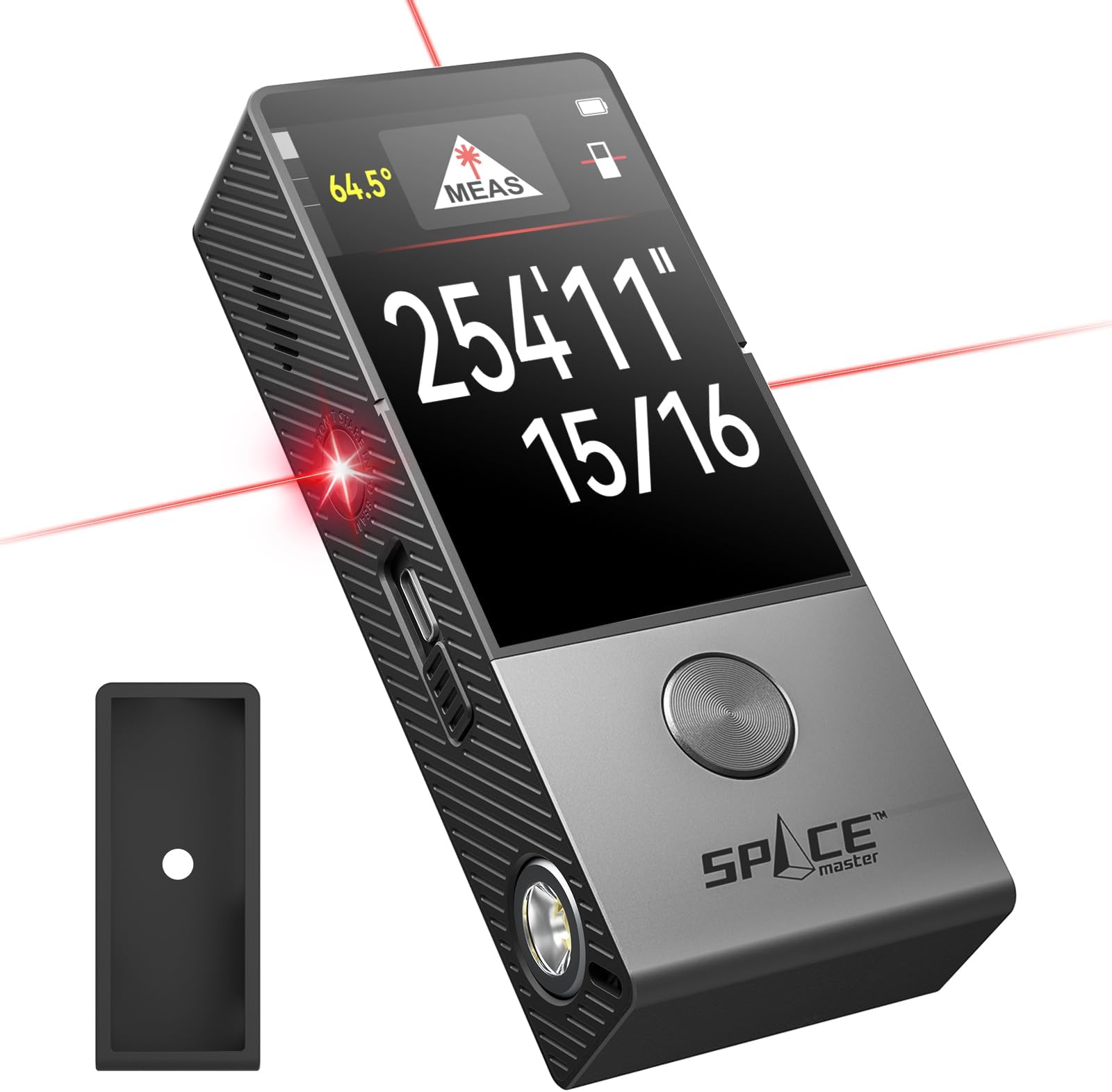 MiLESEEY 330 ft Smart Laser Tape Measure & Digital Ruler D9 PRO– IPS Touchscreen, App‑Sync, Visual Aligning Indicator, P2P, Live Angle Display Professional Measuring Tool