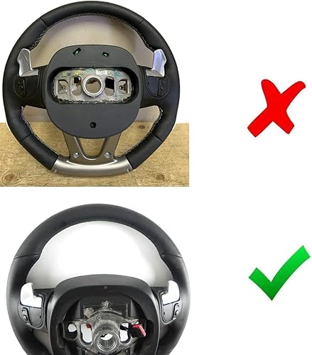 Miniatura 2 de iJDMTOY Extensiones de paleta grandes con acabado en negro brillante compatibles con Dodge Challenger Charger Durango, Grand Cherokee, 300300C