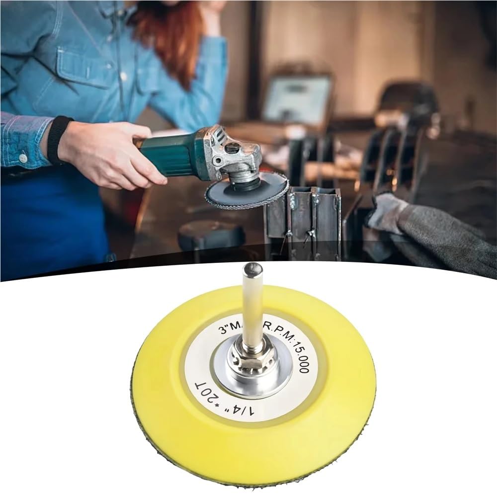 3 Inch 75mm Polisher Sanding Pads Hook and Loop Backing Plates for Pneumatic Sander Polishing Disc Abrasive Tool
