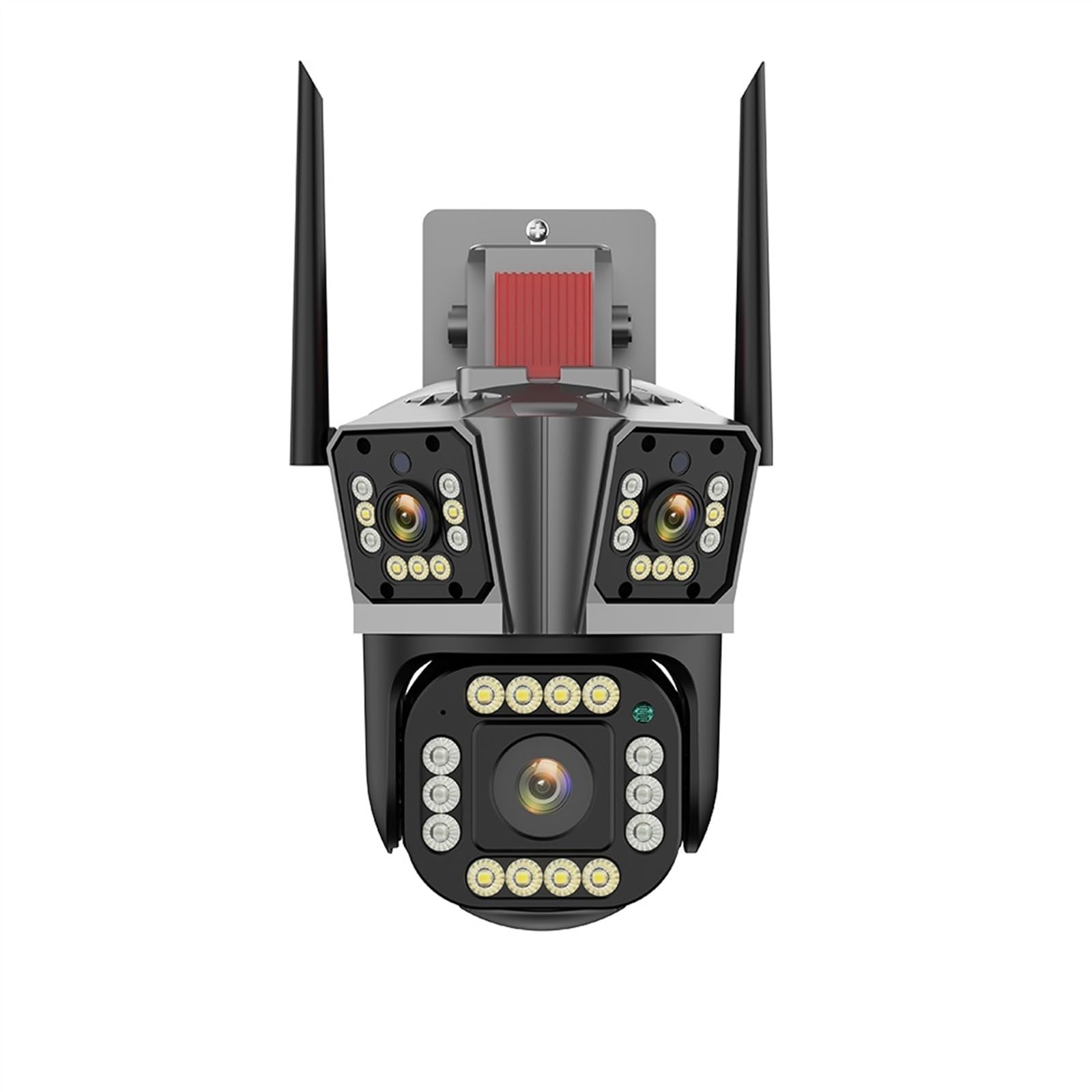 CVFRDD IP Camera 5K 12MP HD Three Lens PTZ Camera Outdoor 2K Dual Lens Motion Detection Security Camera Waterproof Surveillance(5K Camera)