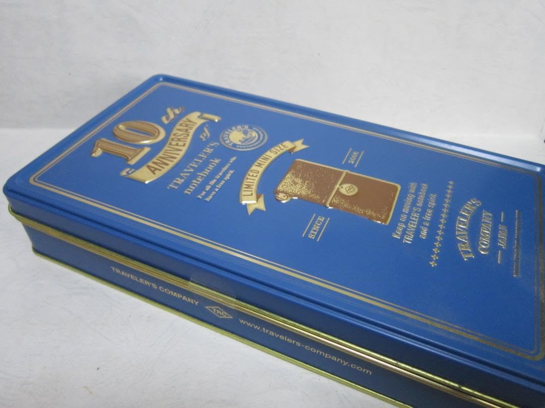 Amazon.co.jp: トラベラーズノート 10周年記念 缶 青 : ホーム＆キッチン