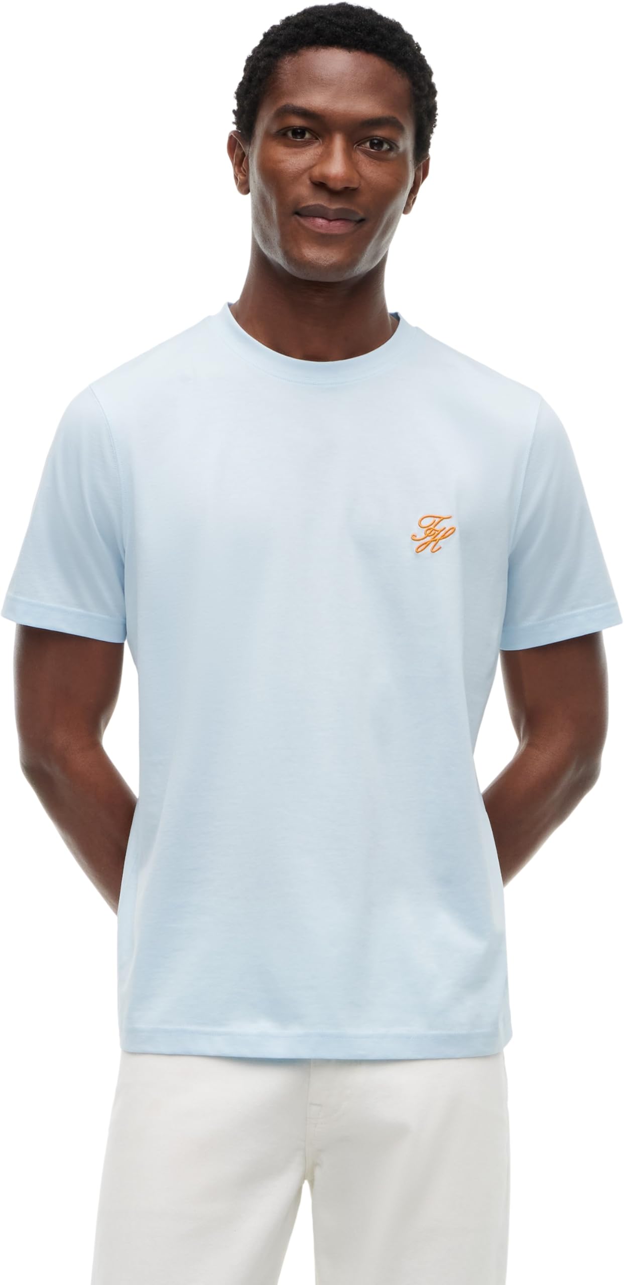 Tommy Hilfiger Men's T-Shirt Blue Large