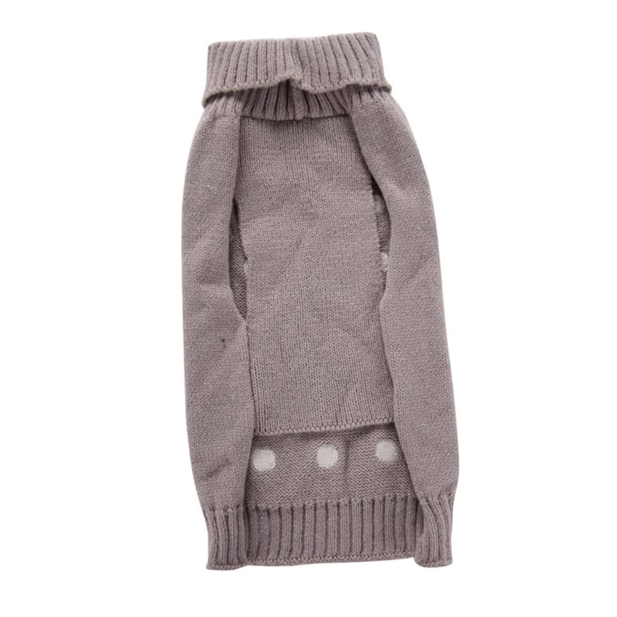 BESPORTBLE 2st Winter-hundepullover Kleine Hundekleidung Pullover Für Hunde Klein Welpenkleidung Halloween-hundepullover Für Große Hunde Großer Hundepullover Wärmeres Haustier Winterhund Grey