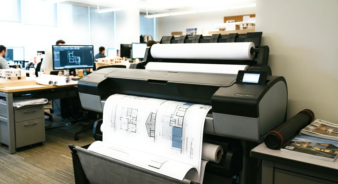 Quality Coated Inkjet 2 Paper Roll 90gsm – 914mm x 91m – Matte Wide Format A0 Plotter Paper for Colour & B&W Printing – Water-Resistant, High Productivity – Compatible with HP, Canon, Epson