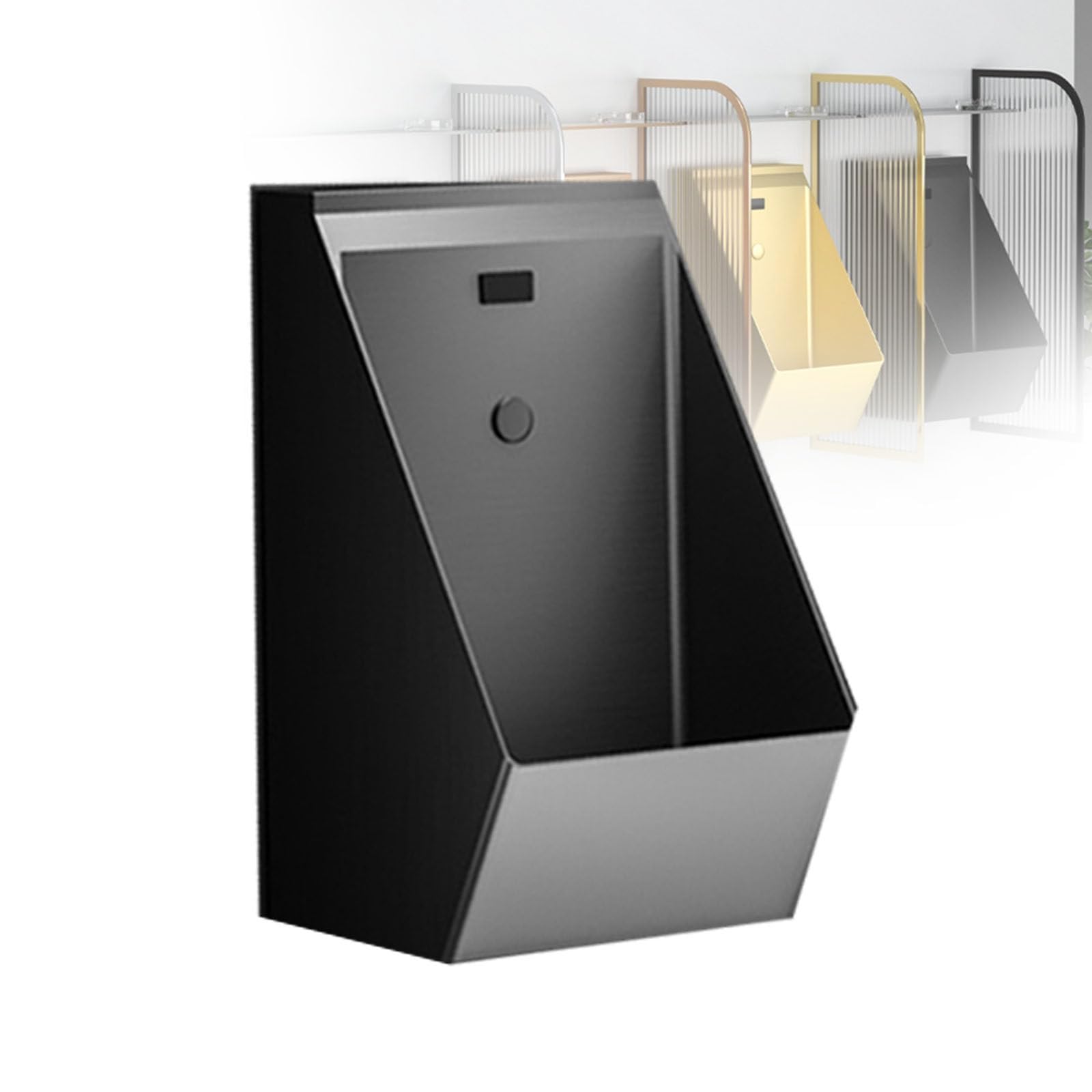 Urinoir commercial automatique en inox pour sanitaires de restaurant et bureaux