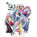 Frozen Palloncini,4 Anno Frozen Palloncini Decorazioni,Palloncini Congelati,Frozen Decorazioni Feste Compleanno,Set di Palloncini Elsa,4 Anno Frozen Palloncini per Festa ragazza decorazioni Forniture