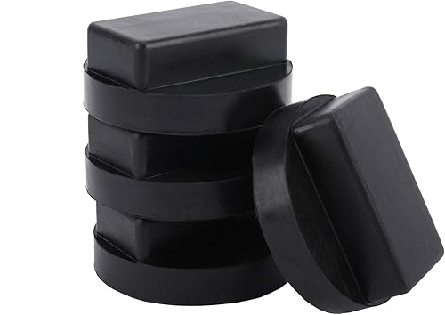 Miniatura 4 de Paquete de 4 almohadillas para BMW, protector de riel de marco cuadrado negro de poliuretano