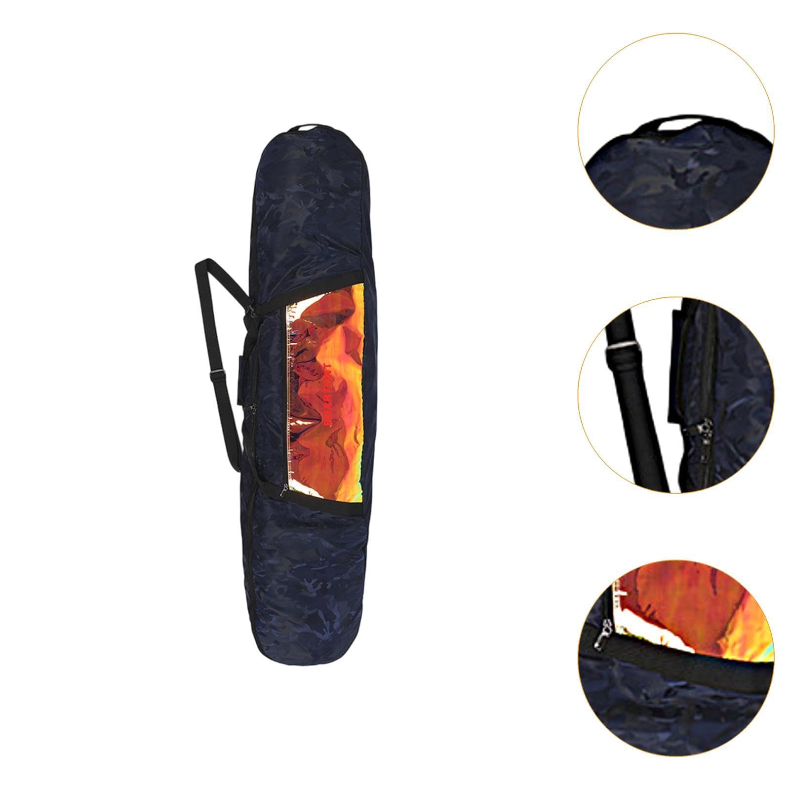Fenteer Bolsa de Snowboard Bolsa para Patines para Tabla Snowboard Funda de Transporte Transporte de Viaje para Viajes por Carretera Patinaje sobre Hielo Snow
