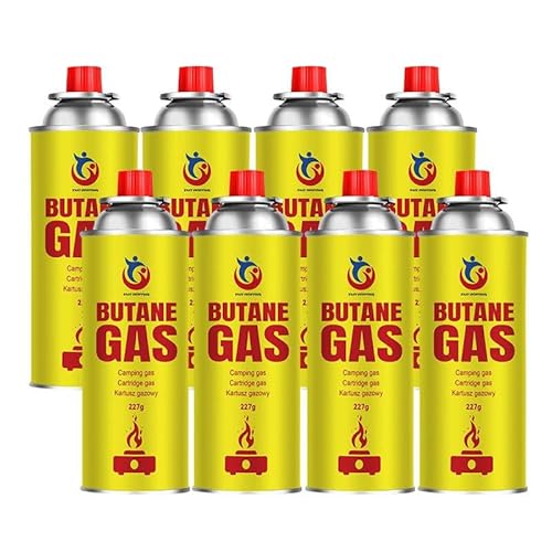 Easy Shopping® Weed Wand Garden Weed Burner With 8 Gas Canisters Butane Gas 227g each, Blowtorch Garden Torch Weeds Killer Burner