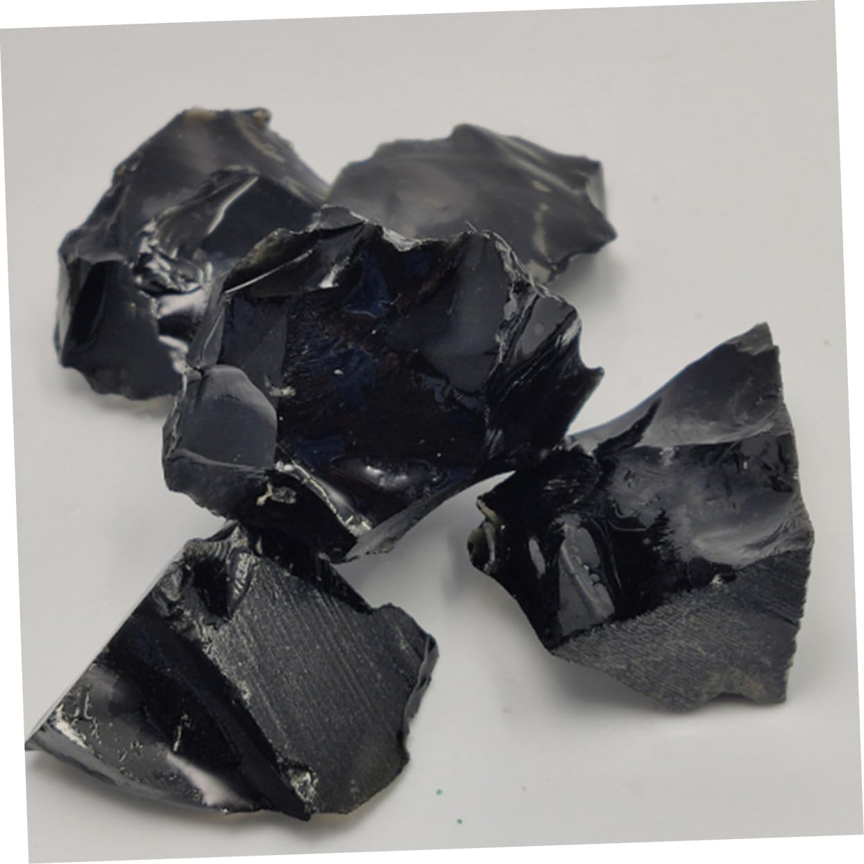 5 Sätze Obsidian Duftstein Kristalle Steine ​​Obsidian Handwerk Chakra Balancing Stones Home Obsidian Stein Natürlicher Obsidian Stein Obsidian Dekoration Ornament 5 Stücke * 5