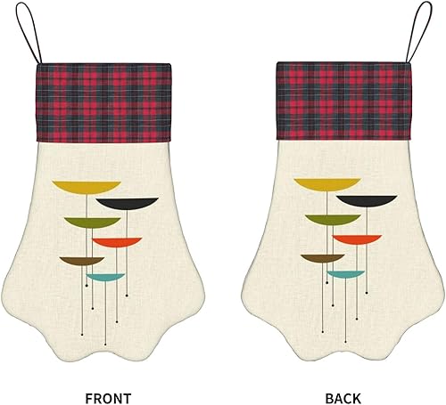 Vista 34 de WURTON Impresión nativa americana de Navidad para mascotas, chimenea, colgante para perro, gato, regalo y decoración de árbol de Navidad