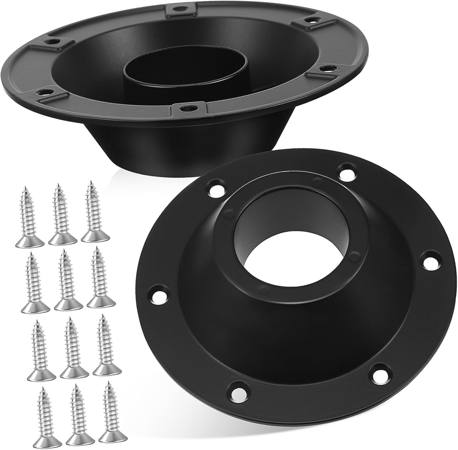 Mikinona 8pcs Rv Table Leg Mount Flush Base for Table Installation Compatibility for Rvs Boats Campers Easy to Install Space-Saving Design Secure and Sturdy Support
