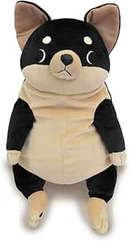 Amazon.co.jp: モリサカグローバル もちちわわ L ブラック 22×22×30cm