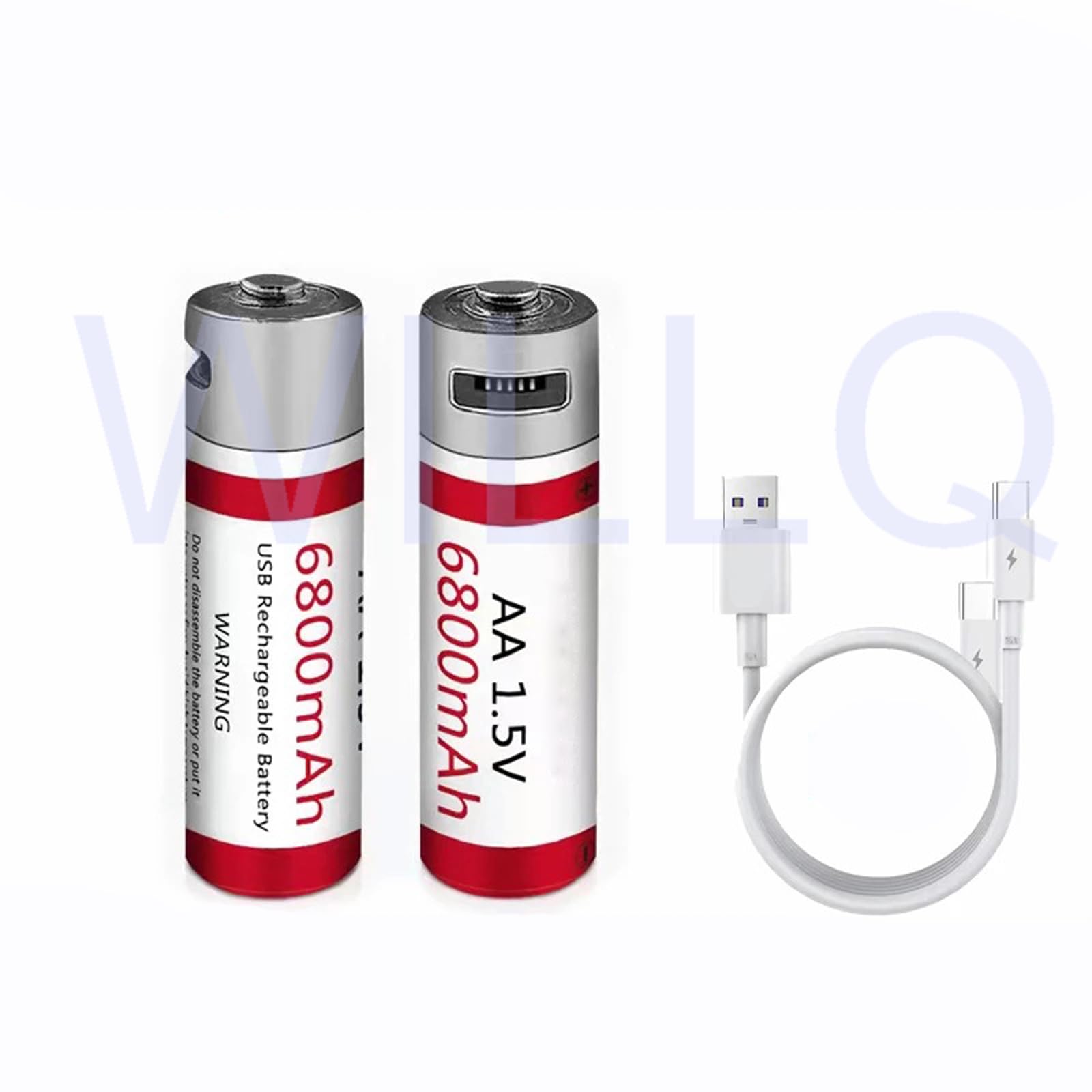 Bump - Baterías Recargables AA De 1,5 V, Paquete De 4 -iones De Litio