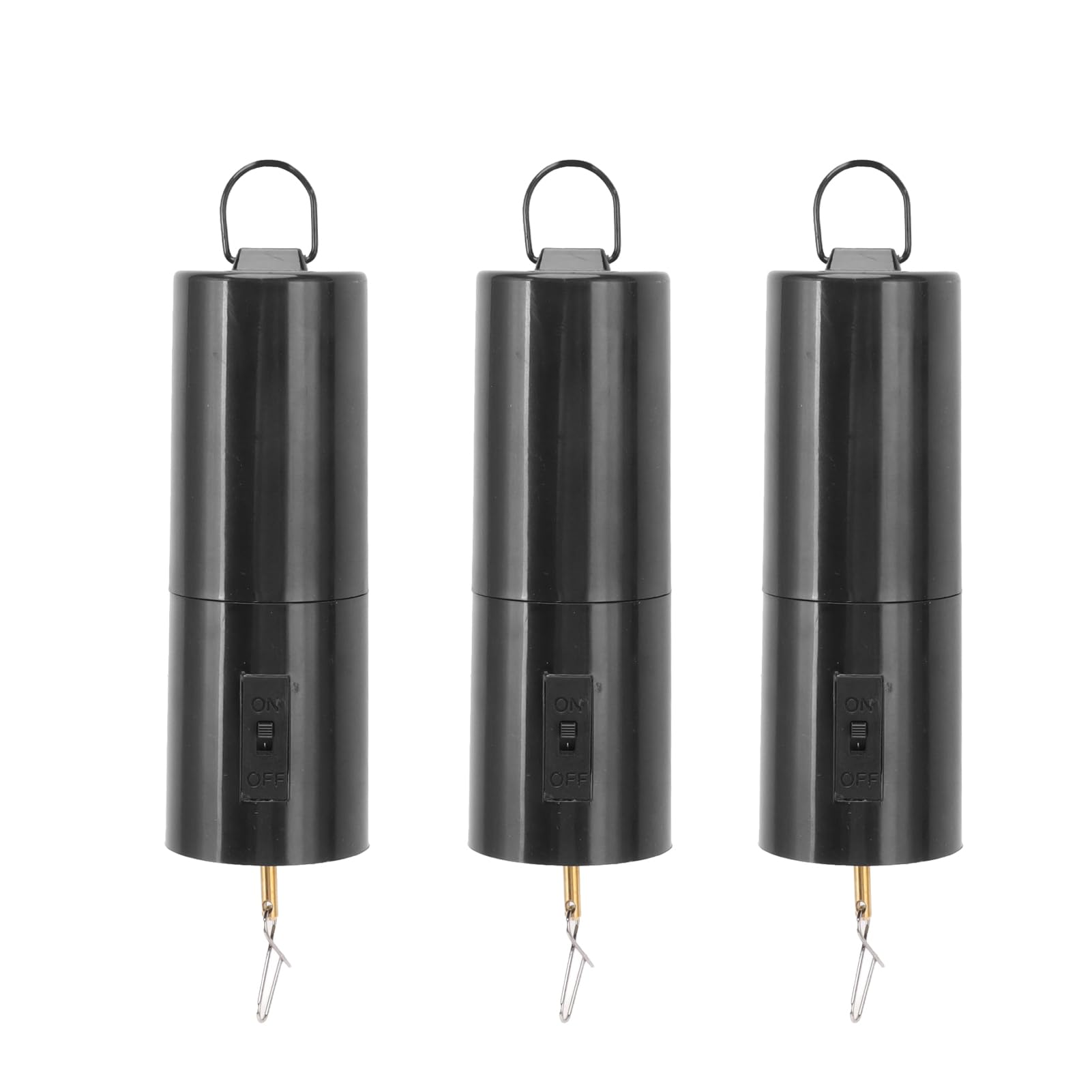 Ornament Spinner Ornament Spinners For Christmas Tree Disco Ball Rotator Battery Operated Hanging Display Wind Spinner Motor Black Wind Chimes Garden Decor (three)