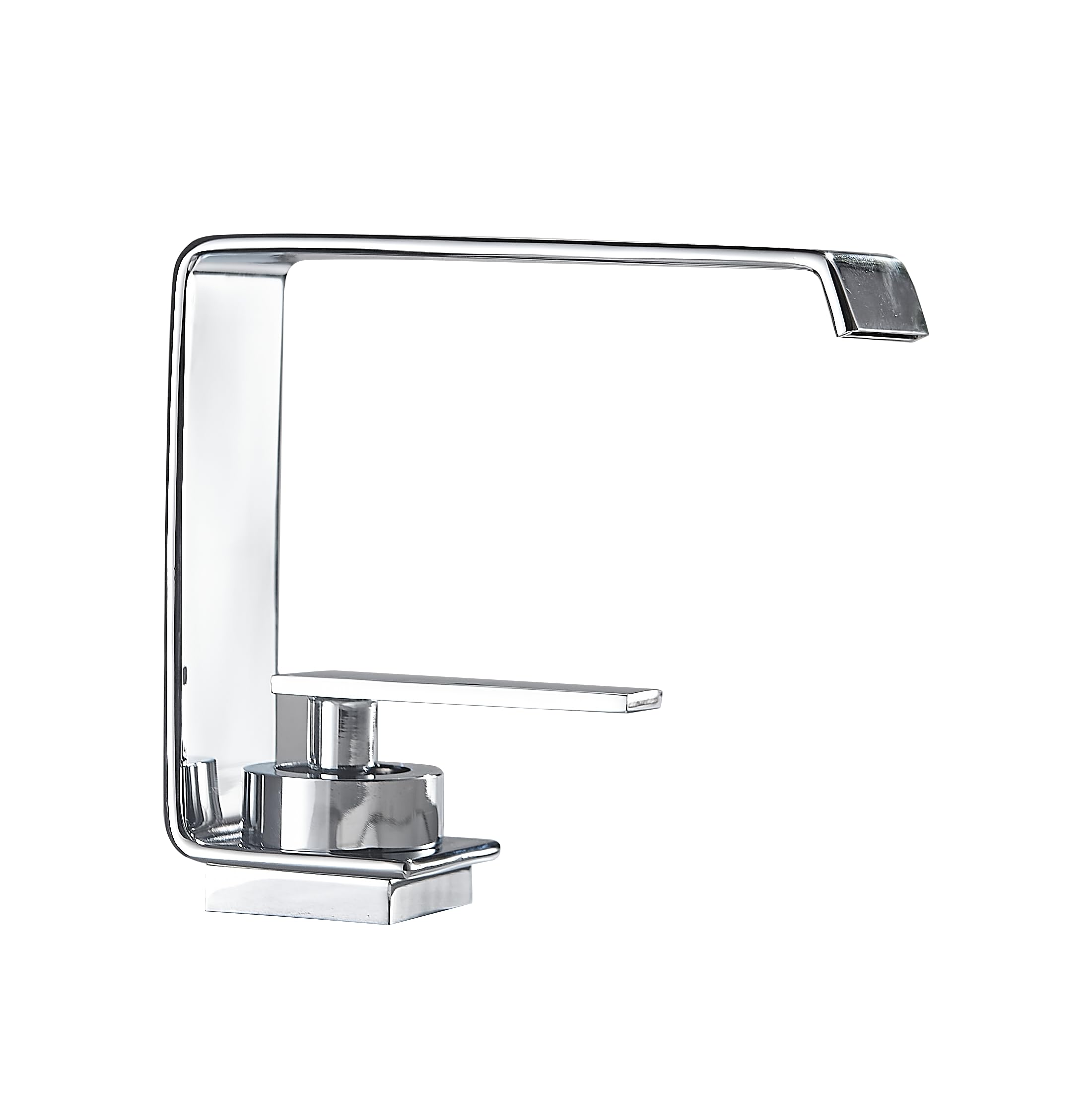 Grifo de lavabo con cascada elegante y monomando agua fría-caliente