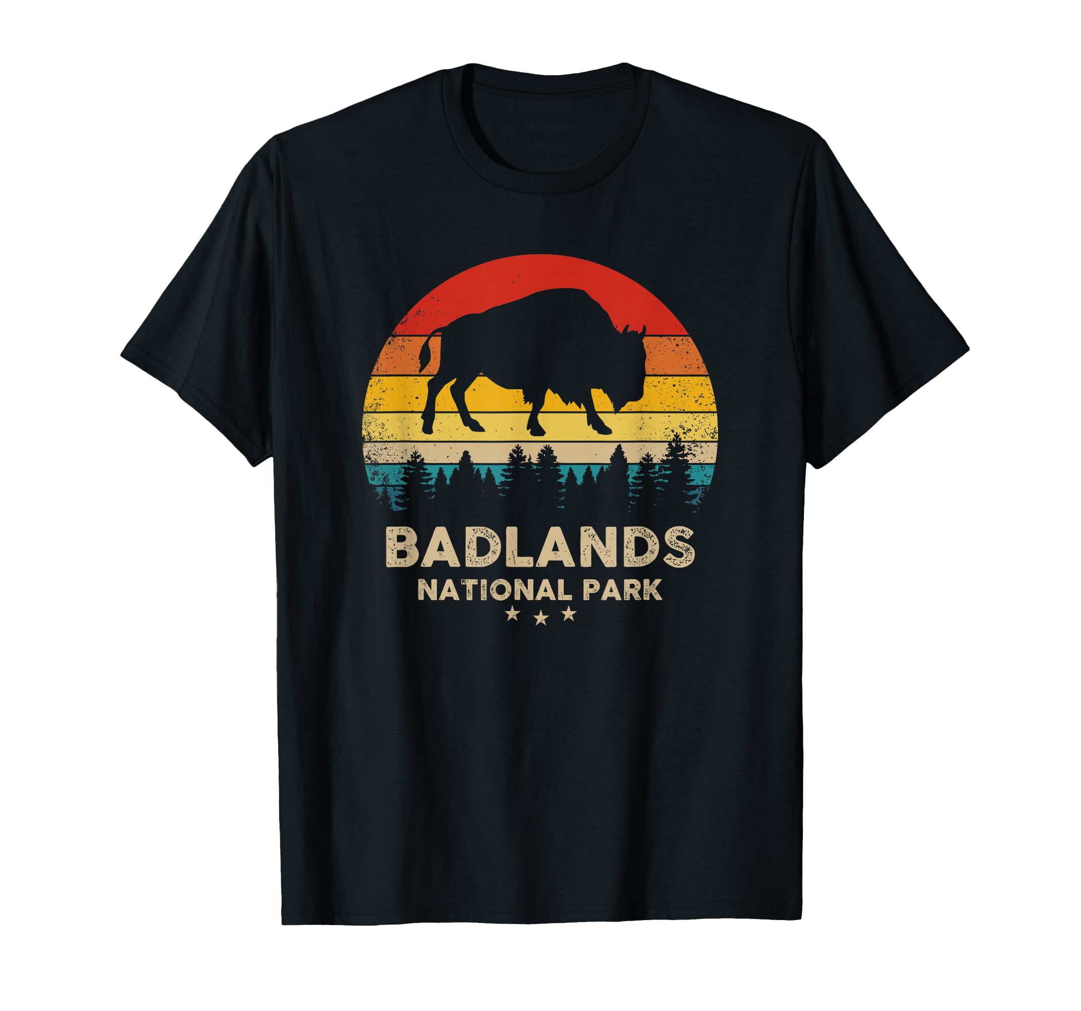 Badlands - National Park Retro Souvenir T-Shirt