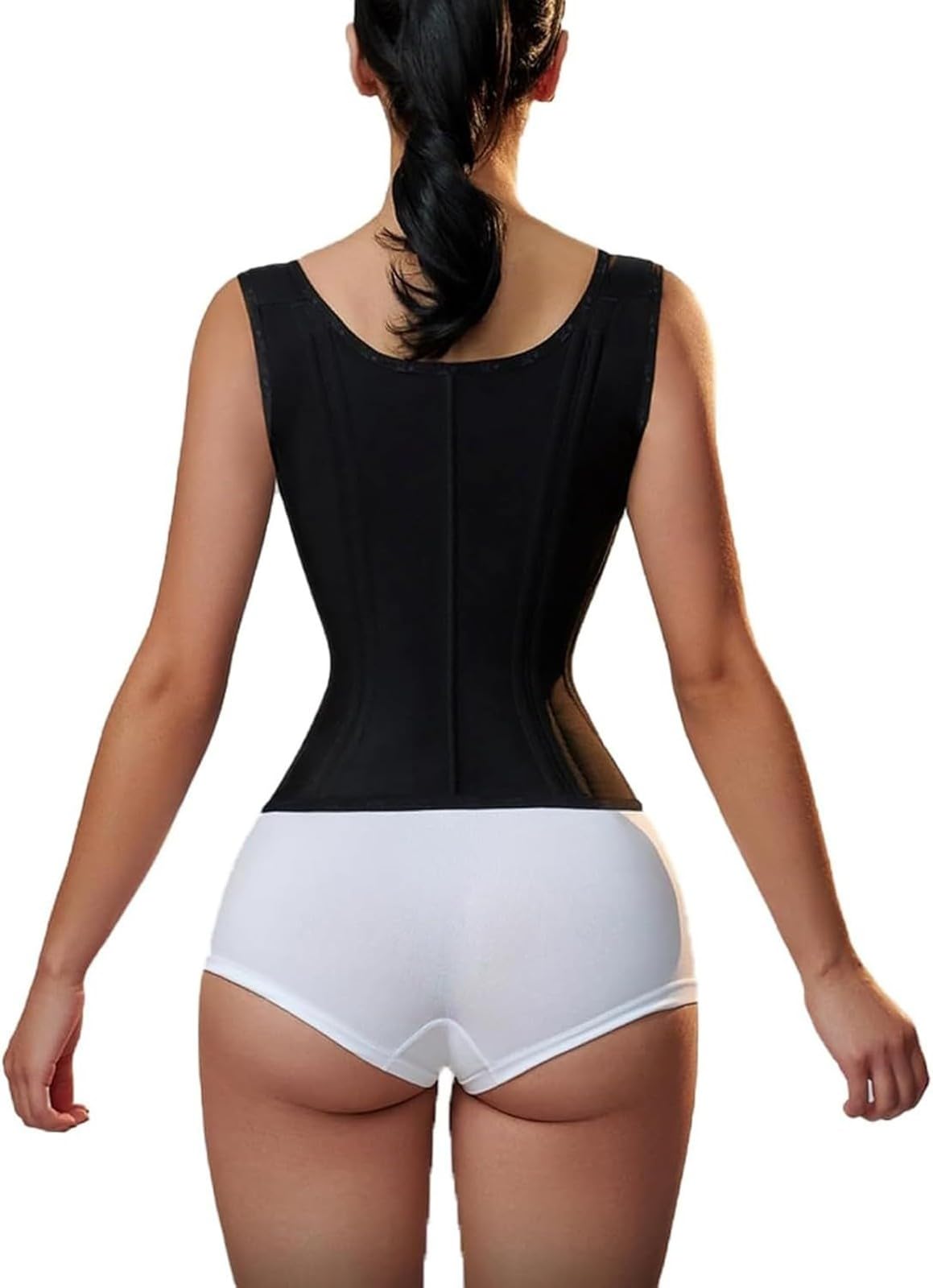 Gaine Amincissante Reducing Shapers, VêTement Gainant pour Femme, Lavage à la Main(Black,S)